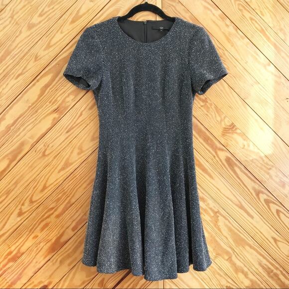 Tibi Metallic Knit Fit and Flare Dress - Picture 4 of 7